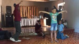 drama workshop with Lunchbox Theatre