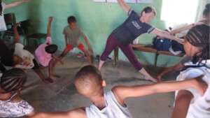 yoga lesson