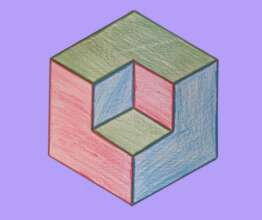 designing optical art cubes