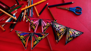 origami butterflies