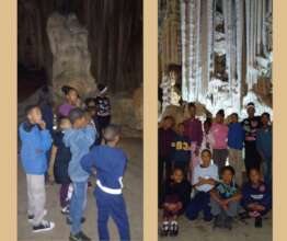 it was awe-inspiring to be in the caves