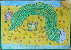 caterpillar art