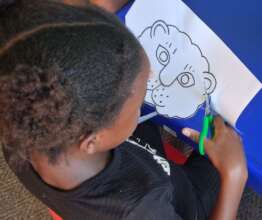 making lion masks