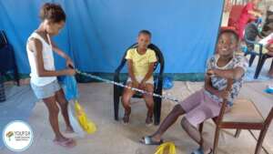 making skipping rope from waste material