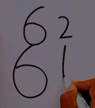 using numbers to draw a dog
