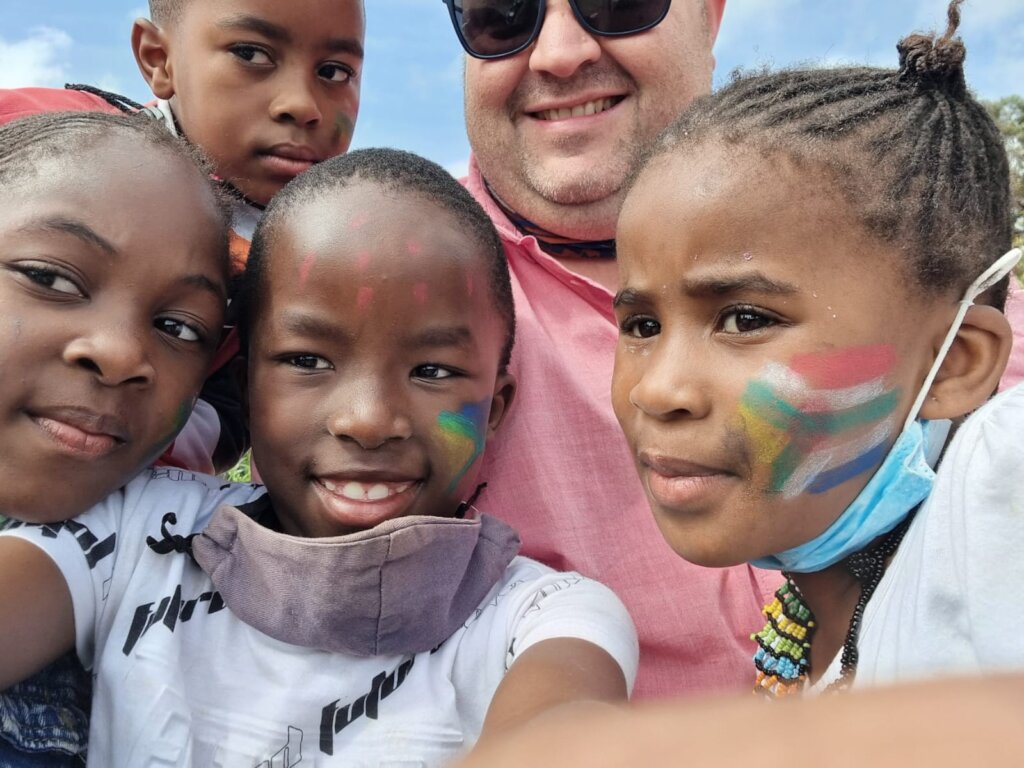 Our CEO and Community Members Celebrating Test Day