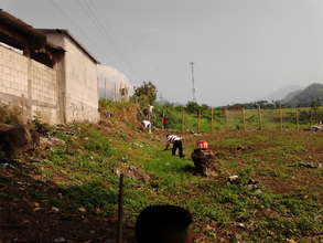Beginning of construction in Nueva Vida in April