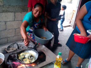All smiles at a school in Nueva Vida
