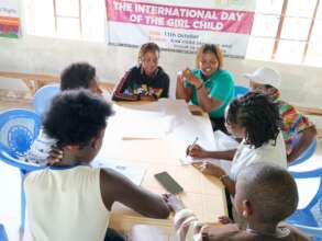 Discussion groups learning about SRHR