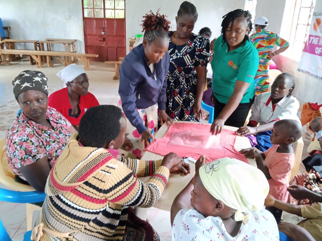 Learning how to make reusable sanitary pads
