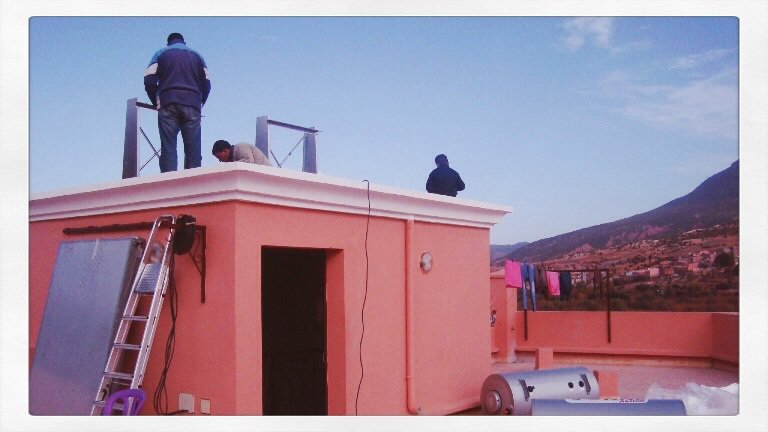 New Solar Water Heating Unit for Asni 3