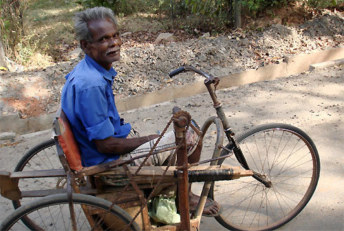 Tricycles Donation for Street Disable People