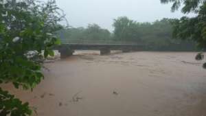 The rivers have burst their banks