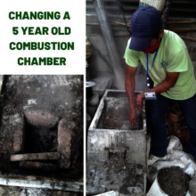 changing an old combustion chamber