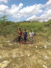 AHCC Kids Standing in Front of Land for Vocational