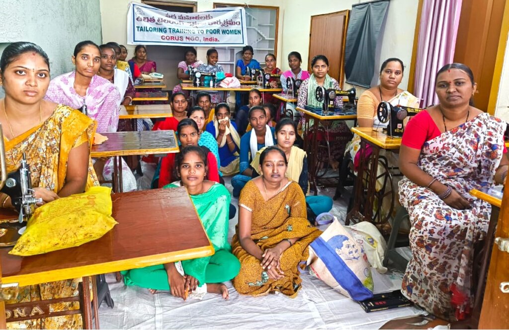 TAILORING TRAINING TO POOR GIRLS AND WOMEN INDIA