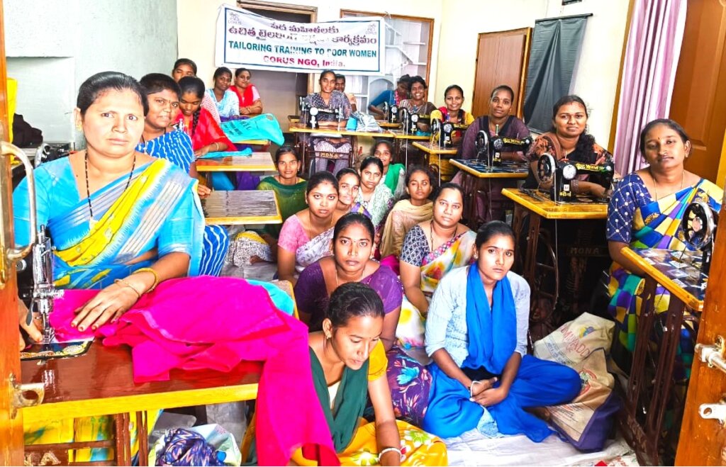 TAILORING TRAINING TO POOR GIRLS AND WOMEN INDIA