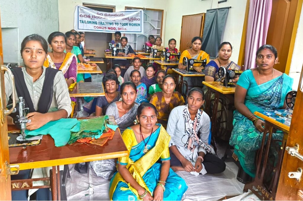 TAILORING TRAINING TO POOR GIRLS AND WOMEN INDIA