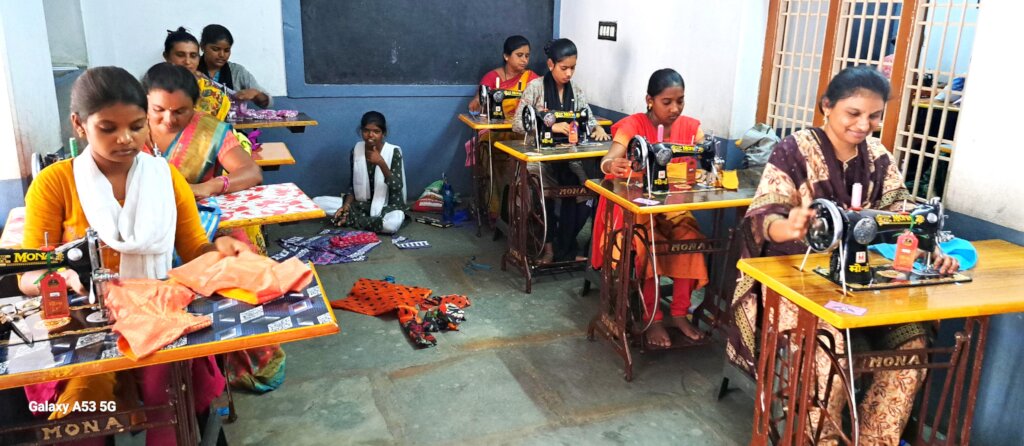 TAILORING TRAINING TO POOR GIRLS AND WOMEN INDIA
