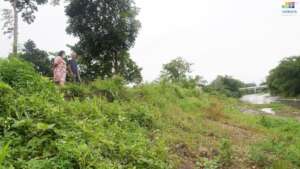 Engineer project consultant visits the site