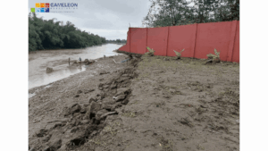 Emergency aid after floods in CAMELEON center
