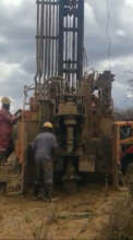 Drilling rigs arrive to search for water