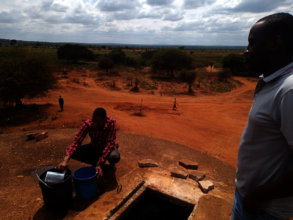 Surveying water systems in a neighbouring village