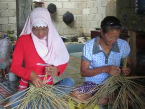 Bakuls (seedling bags) weaved by women