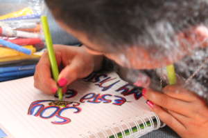 Girl Drawing