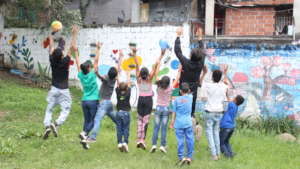 Kids jumping