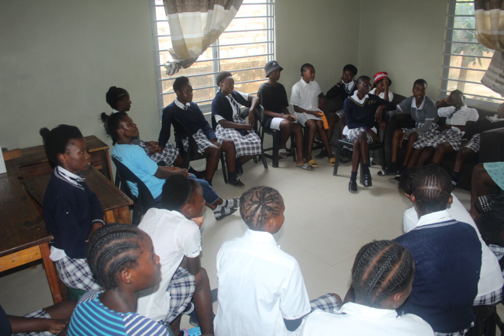 A Girls' Talk Club is in session!