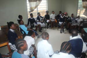 A Girls' Talk Club is in session!