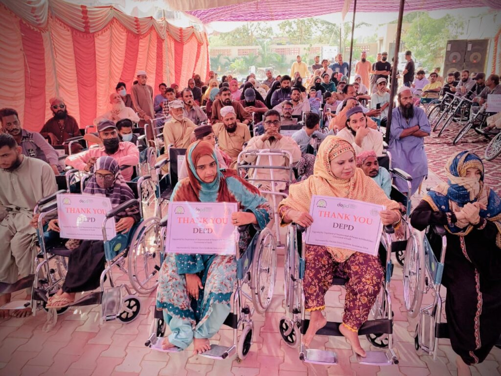 Donate Wheel Chairs for Disabled Persons in Sindh