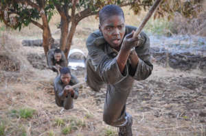 Akashinga Rangers in training.