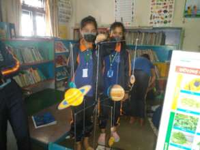 Displaying solar system after assembling equipment