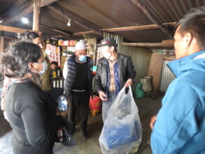 Distributing STEM Kits to School Principal