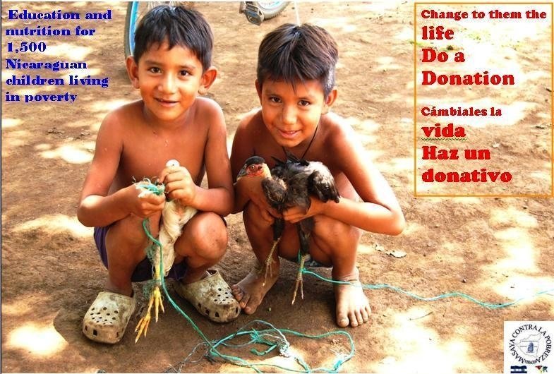 Educate & nutrition 1500 Nicaraguan poor children