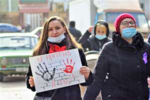 STOP Violence Action in Odessa city