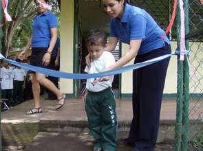 Celebrating with an "official" ribbon-cutting