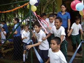 Kids running to play!