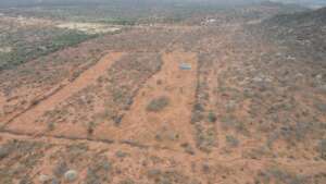 Aerial view of the site