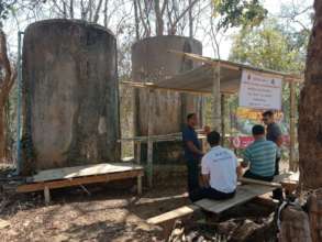 Two old storage tanks near Baan Ehla