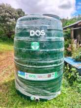 New water tank to provide clean water for pig farm