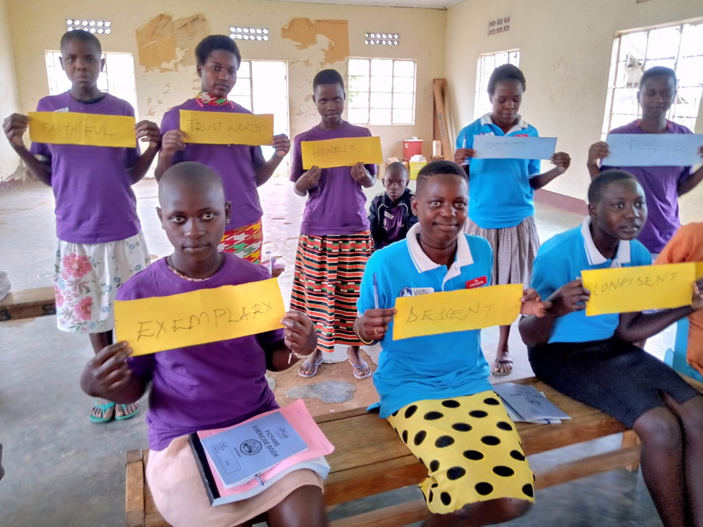 Support 20 disabled girls make reusable diapers