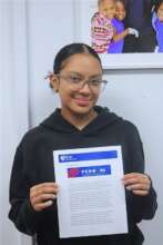 Ella's going to UPenn on a full scholarship!