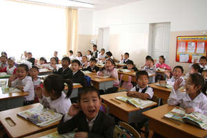 Great students with new books
