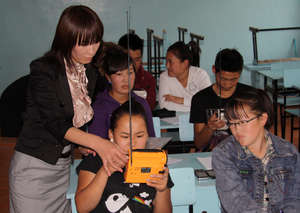 World Band radios in class