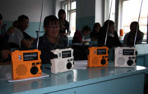New radios in classroom
