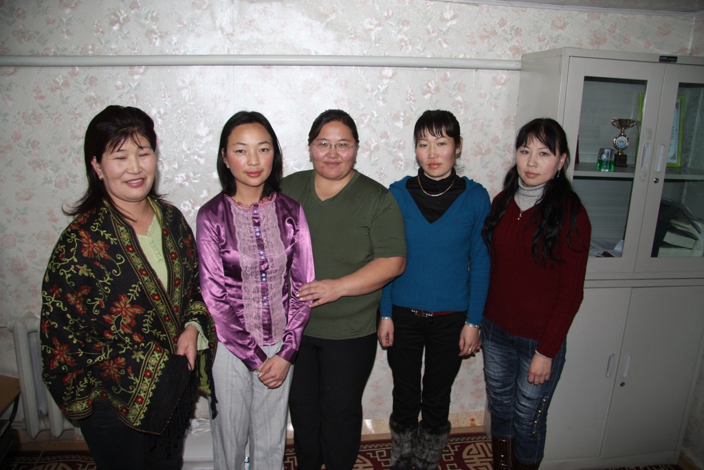 Librarians of the Gobi Altai Central Library