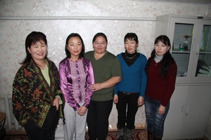 Librarians of the Gobi Altai Central Library